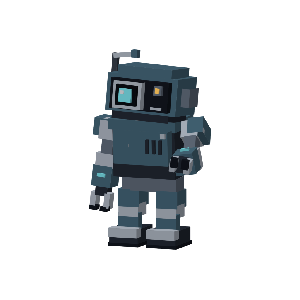 BLIP pixel robot